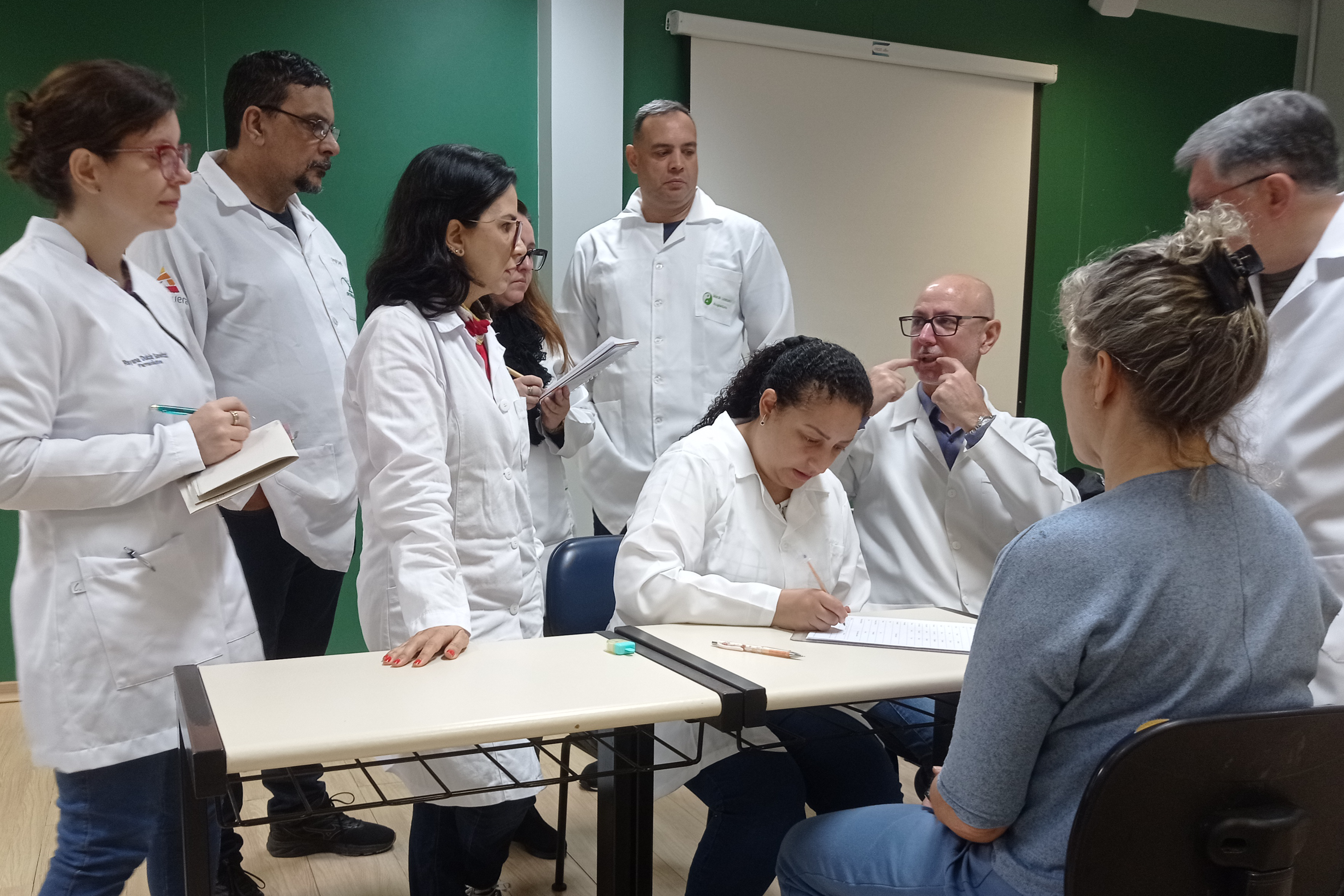 [Vista interna do Ambulatório Dantian]